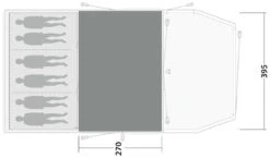 Outwell Yosemite Lake 6TC Woven Carpet -Extérieures Tentes Magasin outwell yosemite lake 6tc woven carpet grey 2