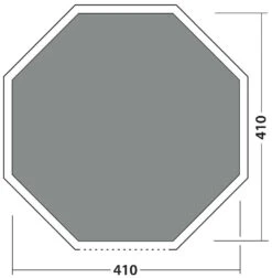 Robens Aero Yurt Fleece Carpet Sand & Green -Extérieures Tentes Magasin robens aero yurt fleece carpet sand green 1