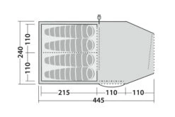 Robens Double Dreamer TC 4 Demo Sand & Green -Extérieures Tentes Magasin robens double dreamer tc 4 demo sand green 1
