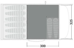 Robens Eagle Rock 6+2XP Fleece Carpet Black -Extérieures Tentes Magasin robens eagle rock 6 2xp fleece carpet sand green 1