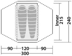Robens Goshawk 2 Green -Extérieures Tentes Magasin robens goshawk 2 green 4