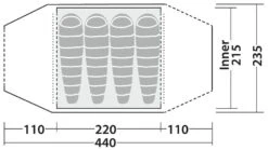 Robens Goshawk 4 Green -Extérieures Tentes Magasin robens goshawk 4 green 2