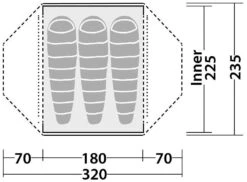 Robens Lodge 3 Green -Extérieures Tentes Magasin robens lodge 3 green 4