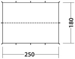 Robens Tarp 2.5 X 1.8 M Green -Extérieures Tentes Magasin robens tarp 2 5 x 1 8 m green 1