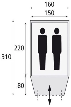 Safarica Kenia 160 TC -Extérieures Tentes Magasin safarica kenia 160 tc 1