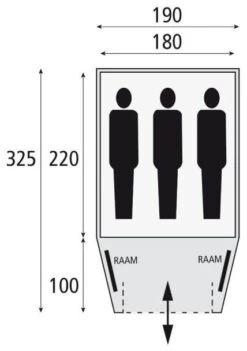 Safarica Kenia 190 -Extérieures Tentes Magasin safarica kenia 190 dark shadow grey briljant blue 1