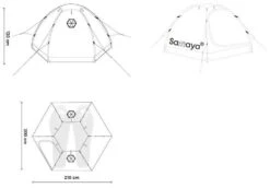 Samaya 2.5 2022 Blue -Extérieures Tentes Magasin samaya2 5 blue 2 1