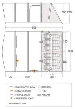 Vango Aether Air 600XL Moroccan Blue -Extérieures Tentes Magasin vango aether air 600xl moroccan blue 2