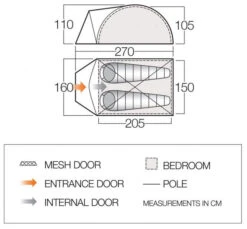 Vango Alpha 250 Moroccan Blue -Extérieures Tentes Magasin vango alpha 250 moroccan blue 1