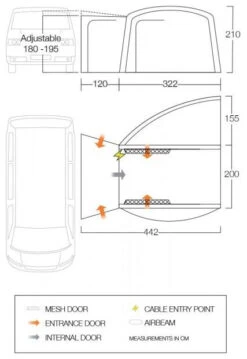 Vango Magra Air VW Shadow Grey -Extérieures Tentes Magasin vango magra air vw shadow grey 0